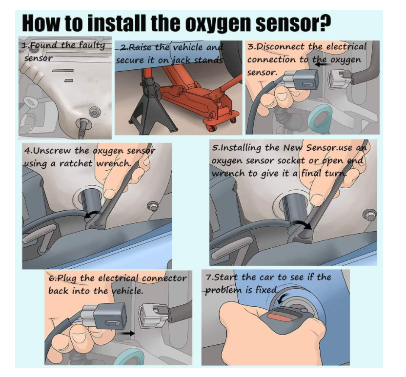 OEM 36531-PLE-003 Factory Supply High Quality 4 Wires Auto Spare Parts Air Fuel Ratio Oxygen Sensor