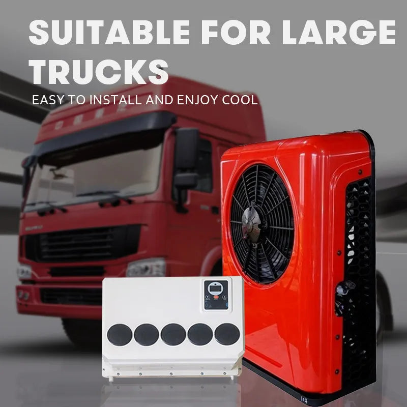 RV air conditioner 12v electric heating and cooling air conditioner 24v220v truck excavator modified air conditioner