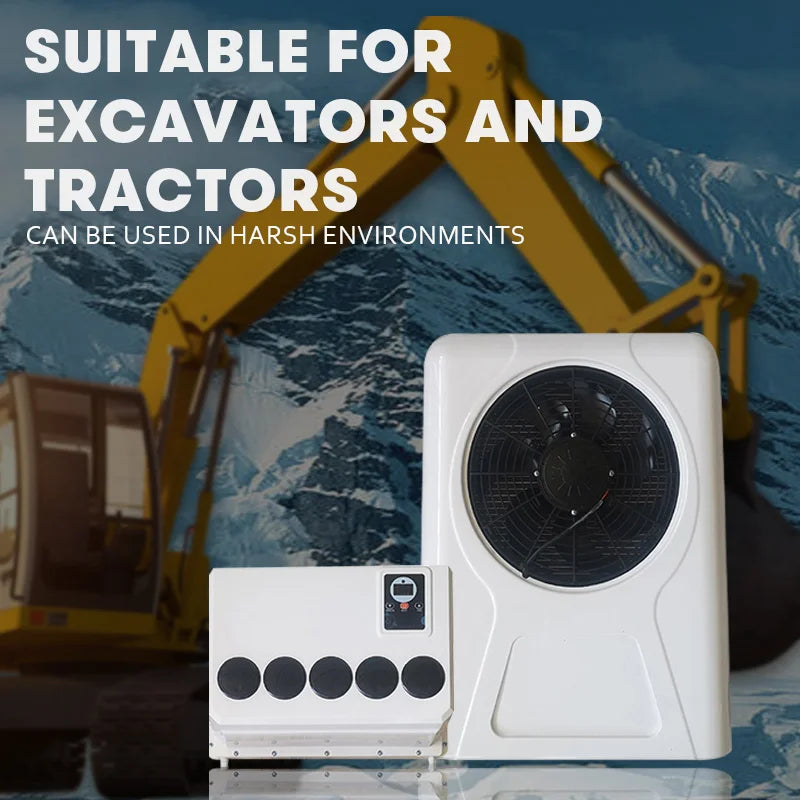 RV air conditioner 12v electric heating and cooling air conditioner 24v220v truck excavator modified air conditioner