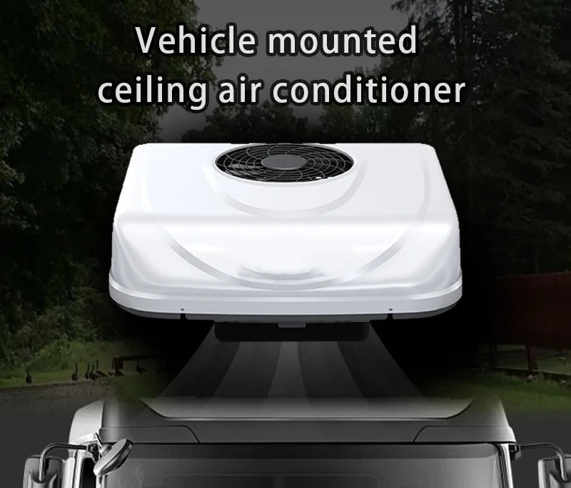 Rooftop truck apu 12v 24v dc air conditioner tractor electric rv air conditioner