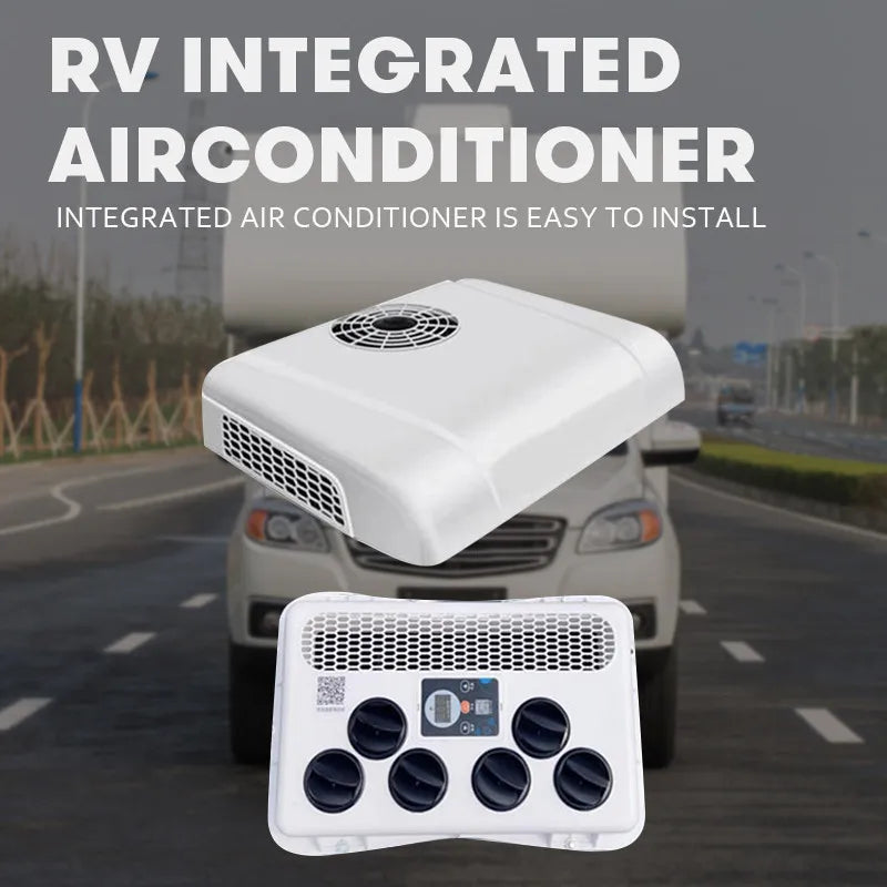 Rooftop truck semi 12v 24v car caravan rv ambulance air conditioner